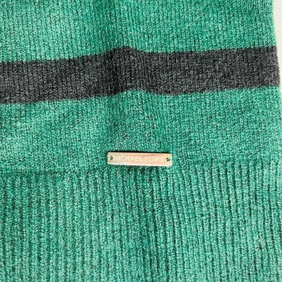 Michael Kors Womens Striped Pullover Sweater Green Size S NWT - Picture 7 of 11